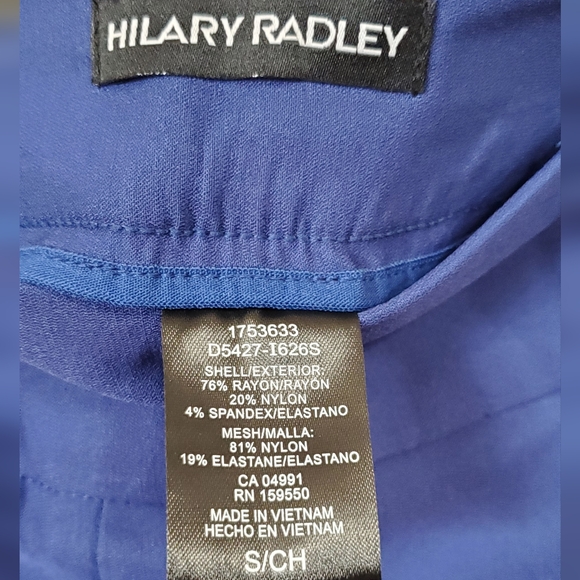 Hilary Radley sz S NWT mazarine blue ladies ankle length slacks. - Picture 4 of 8